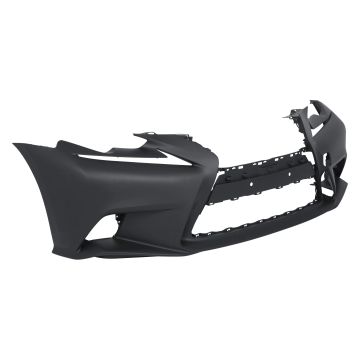Bumper Cover Front w/o Headlamp Washer Primed for Lexus IS200t IS250 IS300 IS350