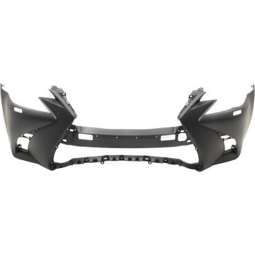 Bumper Cover Front w/F Sport Pkg w/o Parking Sensors w/Headlamp Washers Primed for Lexus GS200t GS350 GS450h