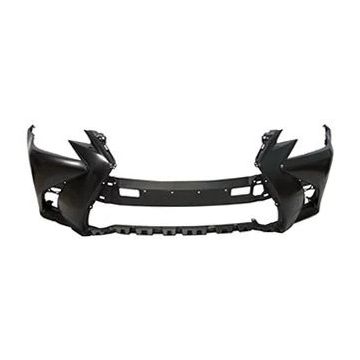 Bumper Cover Front w/o F Sport Pkg w/o Parking Sensors w/o Headlamp Washers Primed for Lexus GS200t GS350 GS450h