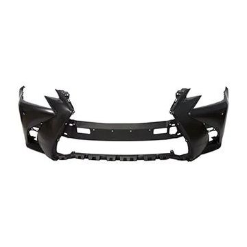 Bumper Cover Front w/o F Sport Pkg w/Parking Sensors w/o Headlamp Washers Primed for Lexus GS200t GS350 GS450h