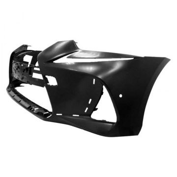Bumper Cover Front w/F Sport Pkg w/Headlamp Washers w/Park Distance Sensors Primed for Lexus IS300 IS350