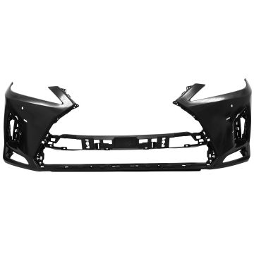 Bumper Cover Front w/F Sport Pkg w/Parking Sensors w/o Headlamp Washers Primed for Lexus RX350 RX450h