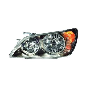 Headlight Assembly Composite Left HID w/Sport Pkg Special Design Black for Lexus IS300 2004-2005