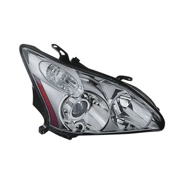 Headlight Assembly Composite Right w/HID Lamps w/o Auto Adjust for Lexus RX330 2004-2006