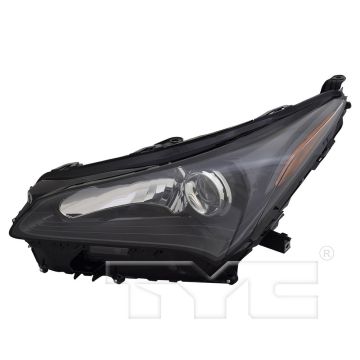 Headlight Lens Housing Left Single Beam w/F Sport Pkg Lens/Housing Only for Lexus NX200t 2015-2017