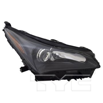 Headlight Lens Housing Right Single Beam w/F Sport Pkg Lens/Housing Only for Lexus NX200t 2015-2017