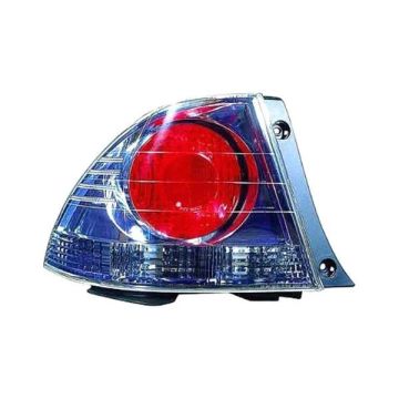 Tail Light Assembly Left Quarter Panel Mounted w/o Sport Package for Lexus IS300 Sedan 2004-2005
