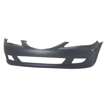 Bumper Cover Front Standard Type w/o Spoiler Primed for Mazda 6 S i 2003-2005