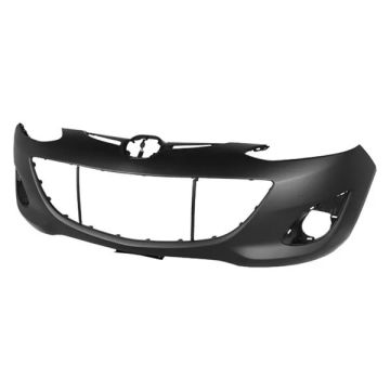 Bumper Cover Front Primed for Mazda 2 2011-2014