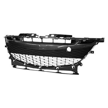 Bumper Cover Grille Front for Mazda 3 2010-2011