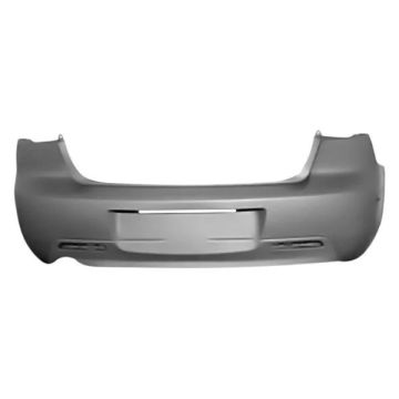 Bumper Cover Rear w/o Sport Primed for Mazda 3 Sedan i 2004-2006