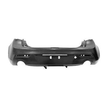 Bumper Cover Rear Primed for Mazda 3 2010-2013