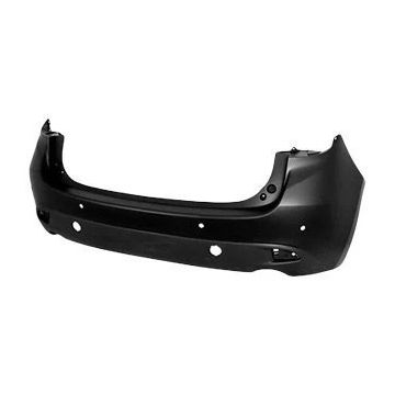 Bumper Cover Rear Primed for Mazda 3 Hatchback 2014-2016