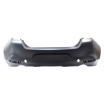 Bumper Cover Rear w/o Parking Sensors Primed for Mazda 3 Sedan 2019-2024