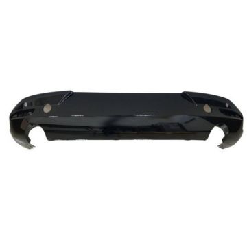 Bumper Cover Rear Lower w/Parking Sensors Gloss Black for Mazda 3 Hatchback 2019-2024