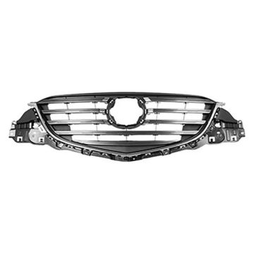 Grille Assembly w/Dark Gray/Chrome Molding for Mazda CX-5 2016
