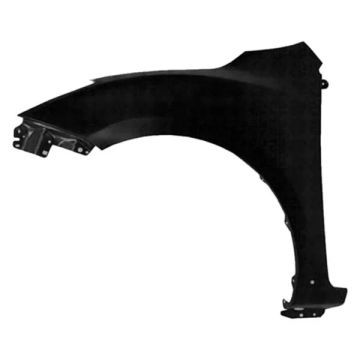 Fender Front Left w/o Stone Guard w/o Side Signal Lamps w/Molding Hole CAPA for Mazda 3 Hatchback 2010-2013