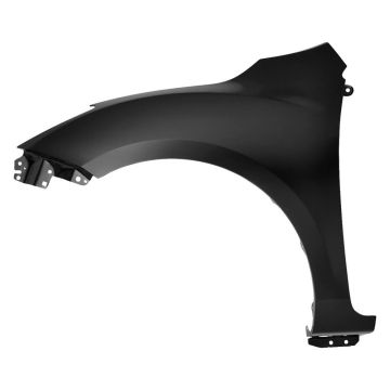 Fender Front Left w/Stone Guard w/o Side Signal Lamps w/o Molding Hole CAPA for Mazda 3 Sedan 2010-2013