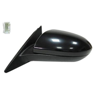 Door Mirror Assembly Left Power Non-Heated w/o Lighted Entry w/Cover for Mazda 6 2009-2013