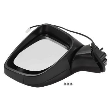 Door Mirror Assembly Left Non-Heated w/o Signal Lamp w/o BSD w/Cover Japan Built for Mazda 3 Sedan Hatchback 2017-2018