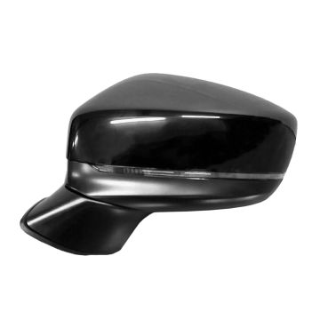 Door Mirror Assembly Left Manual Folding Non-Heated w/Blind Spot Detection w/Cover for Mazda CX-5 2017-2021