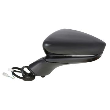 Door Mirror Left Heated w/Signal Lamp w/Memory w/o BSD w/Cover for Mazda 3 Hatchback 2019-2024
