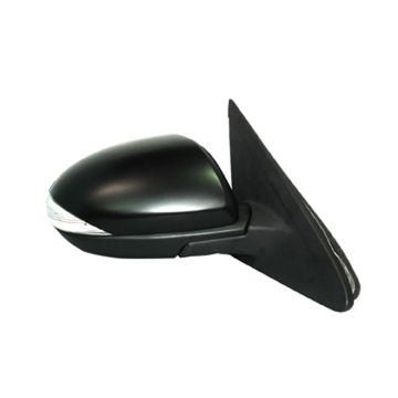 Door Mirror Assembly Right Power Heated w/Signal Lamp w/o BSD w/Cover for Mazda 3 2010-2013