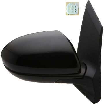 Door Mirror Assembly Right Power Non-Heated w/Cover for Mazda 2 2011