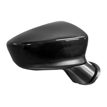 Door Mirror Assembly Right Non-Heated w/o Signal Lamp w/o BSD w/Cover Japan Built for Mazda 3 Sedan Hatchback 2017-2018