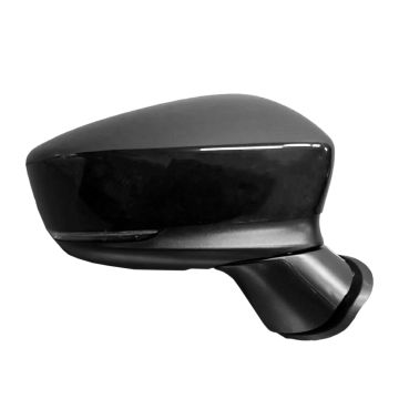 Door Mirror Assembly Right Non-Heated w/Signal Lamp w/o BSD w/Cover Japan Built for Mazda 3 Sedan Hatchback 2017-2018