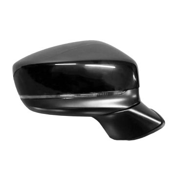 Door Mirror Assembly Right Manual Folding Non-Heated w/Blind Spot Detection w/Cover for Mazda CX-5 2017-2021