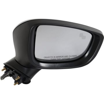 Door Mirror Assembly Right Non-Heated Manual-Folding w/o Surround View w/BSD w/Cover for Mazda 6 2017-2021