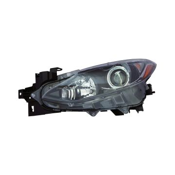 Headlight Assembly Composite Left Halogen for Mazda 3 2014-2016