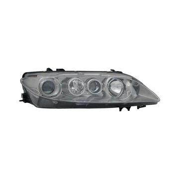 Headlight Assembly Composite Right w/Fog Lamps Type 2 Lens & Body for Mazda 6 2003-2005
