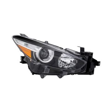 Headlight Assembly Composite Right Halogen Japan Built for Mazda 3 Sedan Hatchback 2017-2018