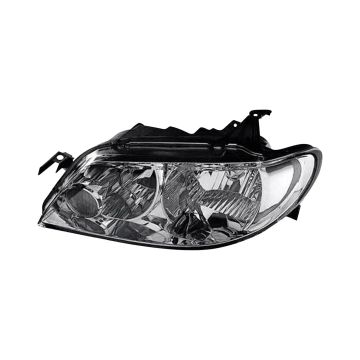 Headlight Lens Housing Left w/Aluminum Bezel for Mazda Protege5 Hatchback 2002-2003