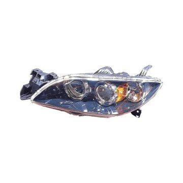 Headlight Lens Housing Left Halogen for Mazda 3 Sedan 2004-2009