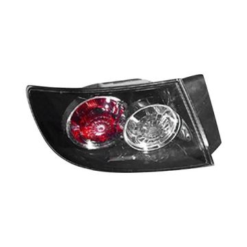 Tail Light Assembly Left Outer Standard Type for Mazda 3 Sedan 2007-2009
