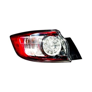 Tail Light Assembly Left LED Type for Mazda 3 Hatchback 2010-2013