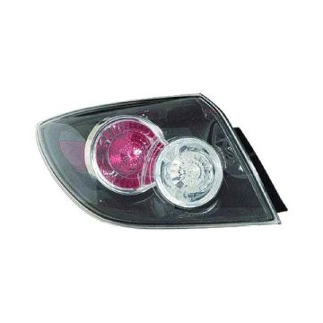 Tail Light Assembly Left Outer Standard Type for Mazda 3 Hatchback 2007-2009