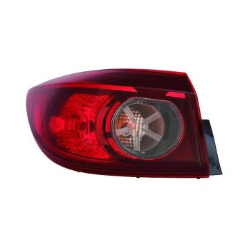 Tail Light Assembly Left Outer Bulb Type Mexico Built for Mazda 3 Sedan 2014-2018