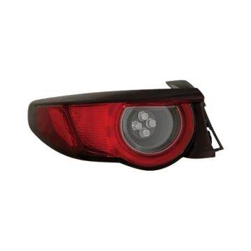 Tail Light Assembly Left Outer w/o Signature Lighting for Mazda 3 Hatchback 2019-2021