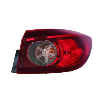 Tail Light Assembly Right Outer Bulb Type Mexico Built for Mazda 3 Sedan 2014-2018