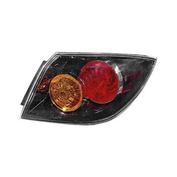 Tail Light Housing Right w/o LED Includes Lens for Mazda 3 Hatchback 2004-2006