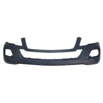 Bumper Cover Front W164 w/o Sport Pkg w/Parktronic w/o Headlamp Washers Primed for Mercedes-Benz ML350 ML450 ML550