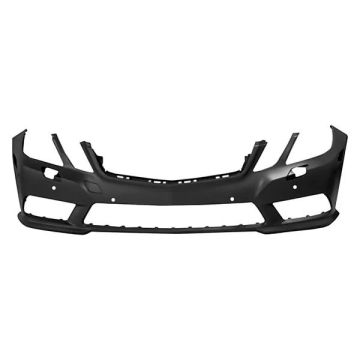 Bumper Cover Front W212/S212 w/AMG Styling Pkg w/Headlamp Washer w/Parktronic Primed for Mercedes-Benz E350 E400 E550