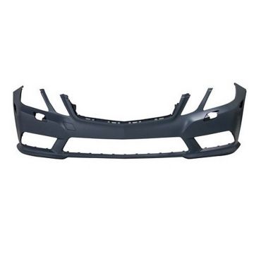 Bumper Cover Front W212/S212 w/AMG Styling Pkg w/Headlamp Washer w/o Parktronic Primed for Mercedes-Benz E350 E400 E550