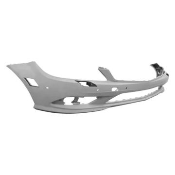 Bumper Cover Front W204 w/AMG Styling Pkg w/Headlamp Washers w/Parktronic Primed for Mercedes-Benz C230 C300 C350