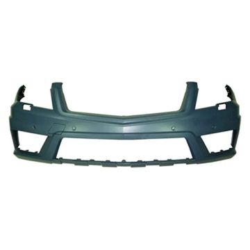 Bumper Cover Front X204 w/AMG Styling Pkg w/Parktronic w/Headlamp Washers Primed for Mercedes-Benz GLK350 2010-2012