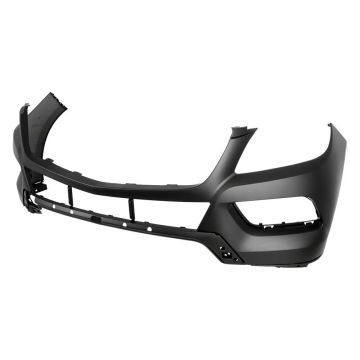 Bumper Cover Front W166 w/o AMG Styling Pkg w/o Parktronic w/o Headlamp Washer Primed for Mercedes-Benz ML350 ML550